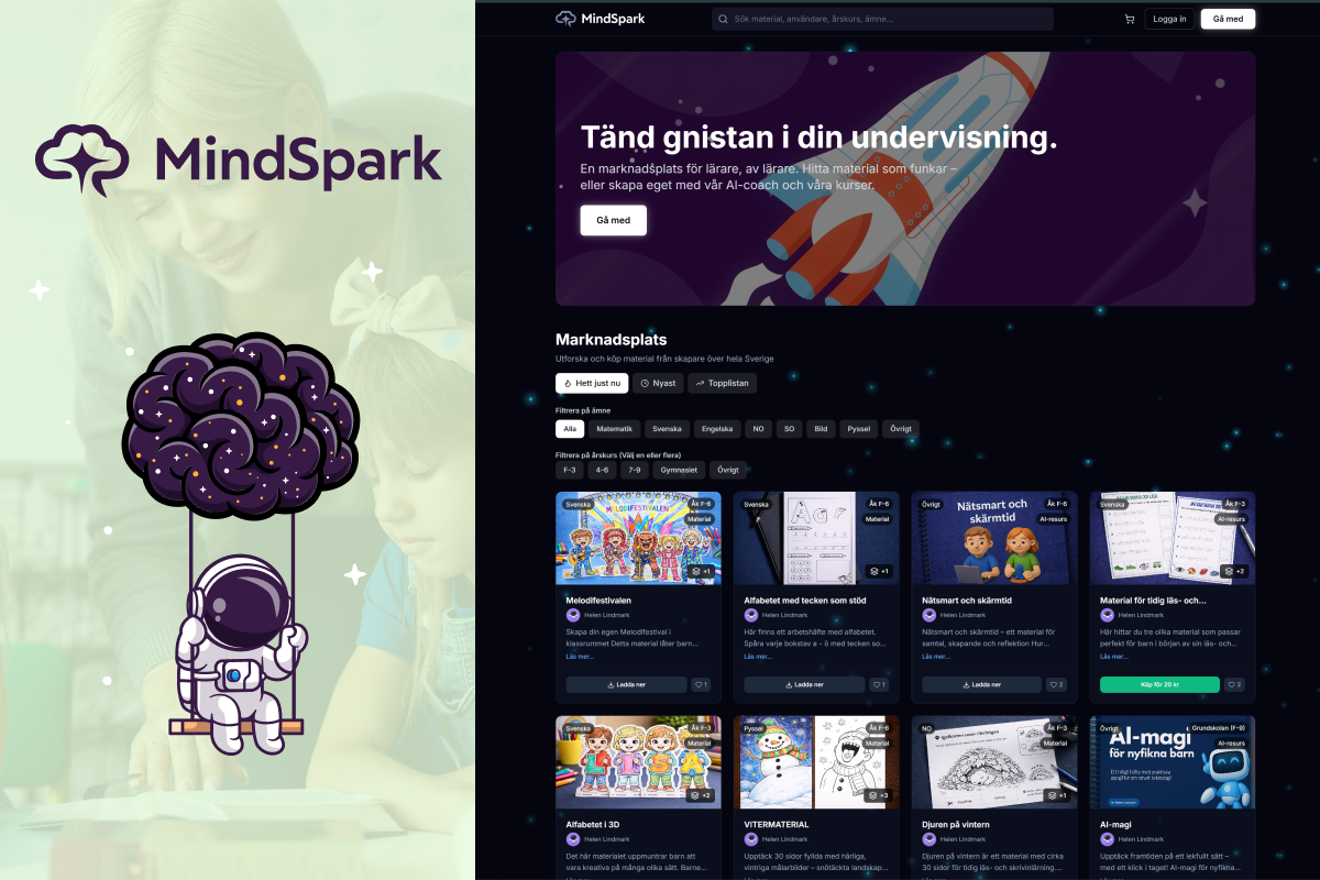 Mindspark Portfolio project preview