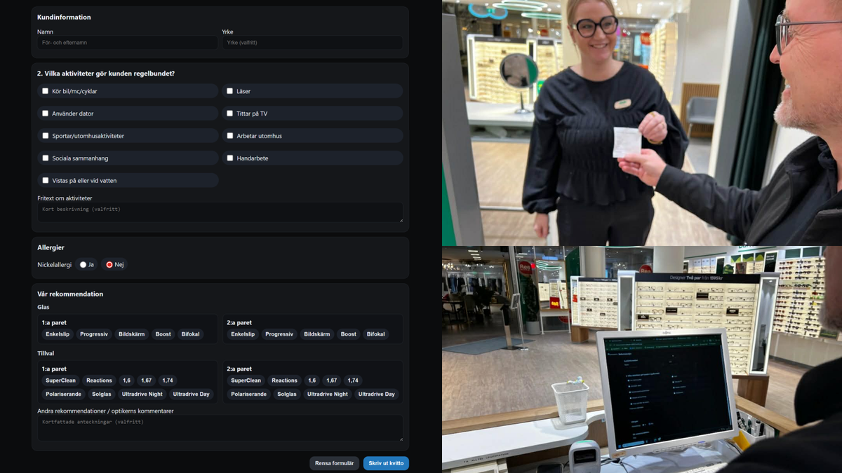 Specsavers project preview